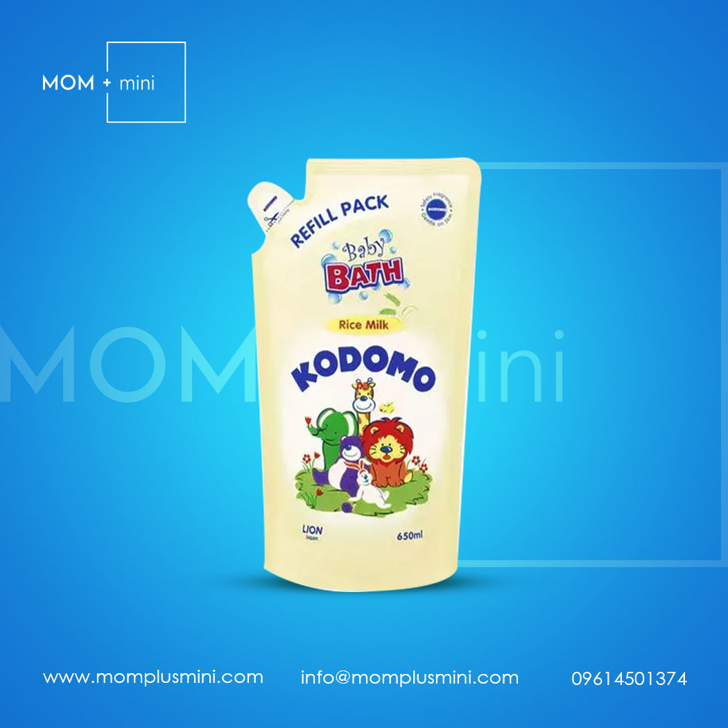 Kodomo Baby Bath Refill Rice Milk 650 ml
