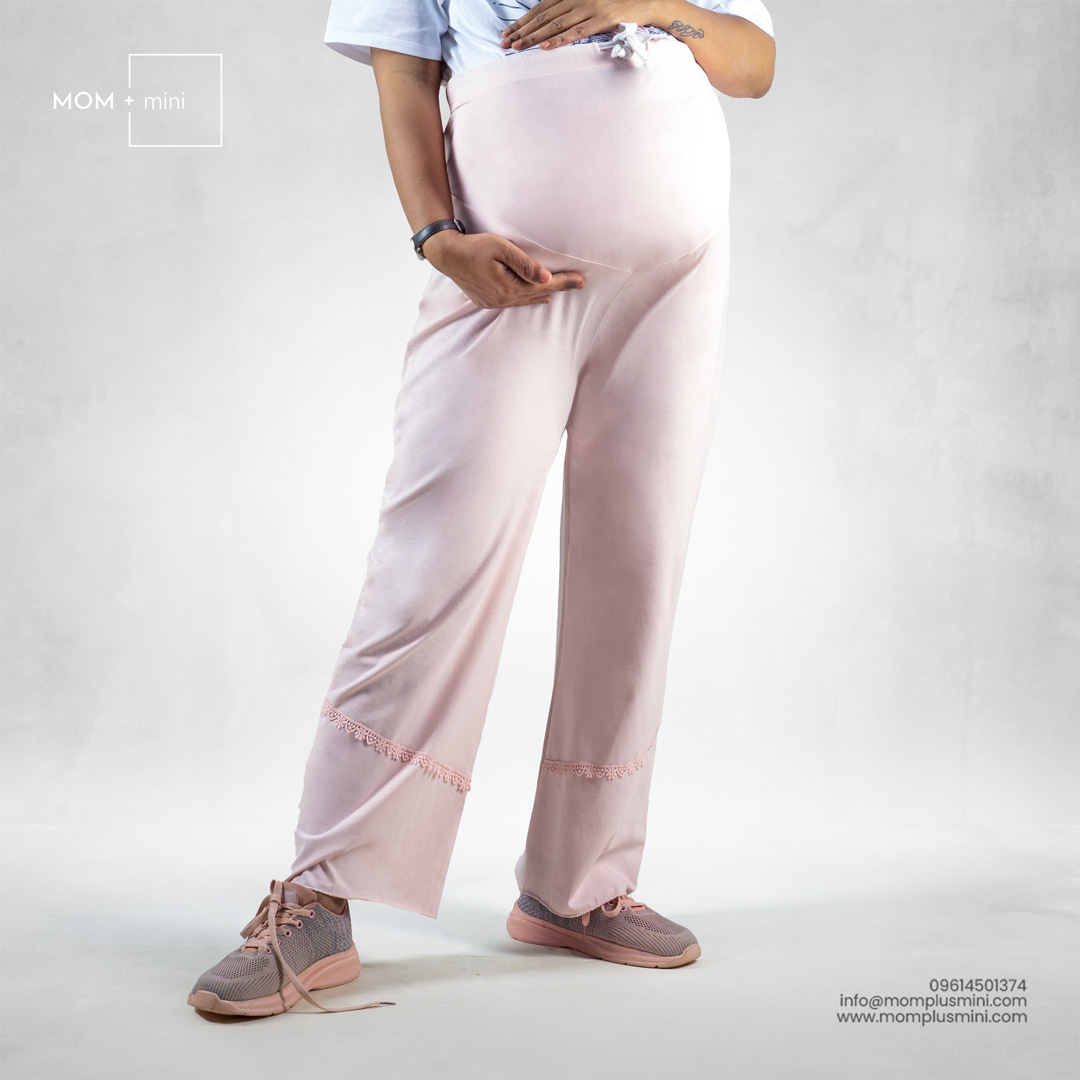 All Day Comfort Maternity Pant Baby Pink