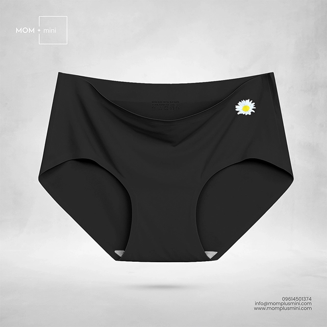 AirLite Seamless Panty Floral Black