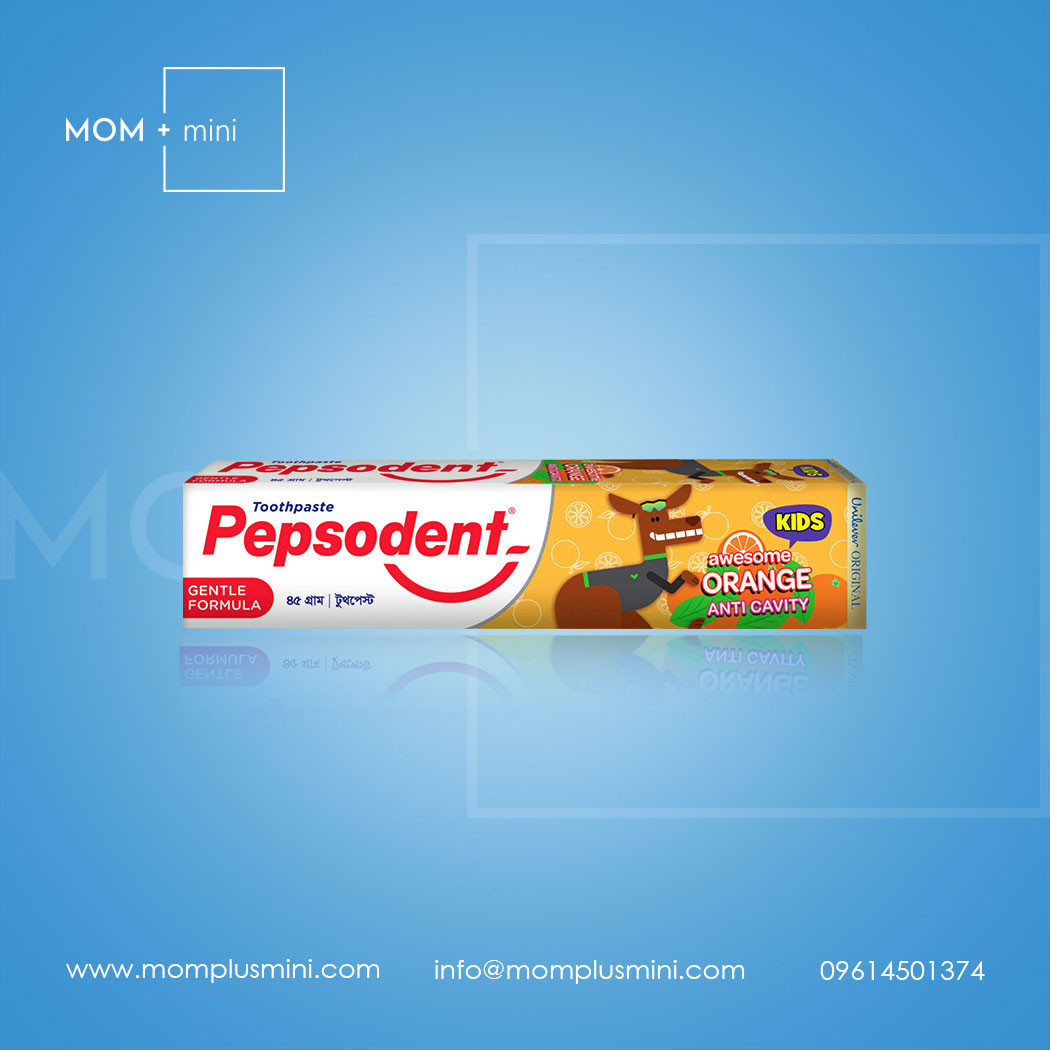 Pepsodent Baby Tooth Paste With Orange Flavour 50 gm