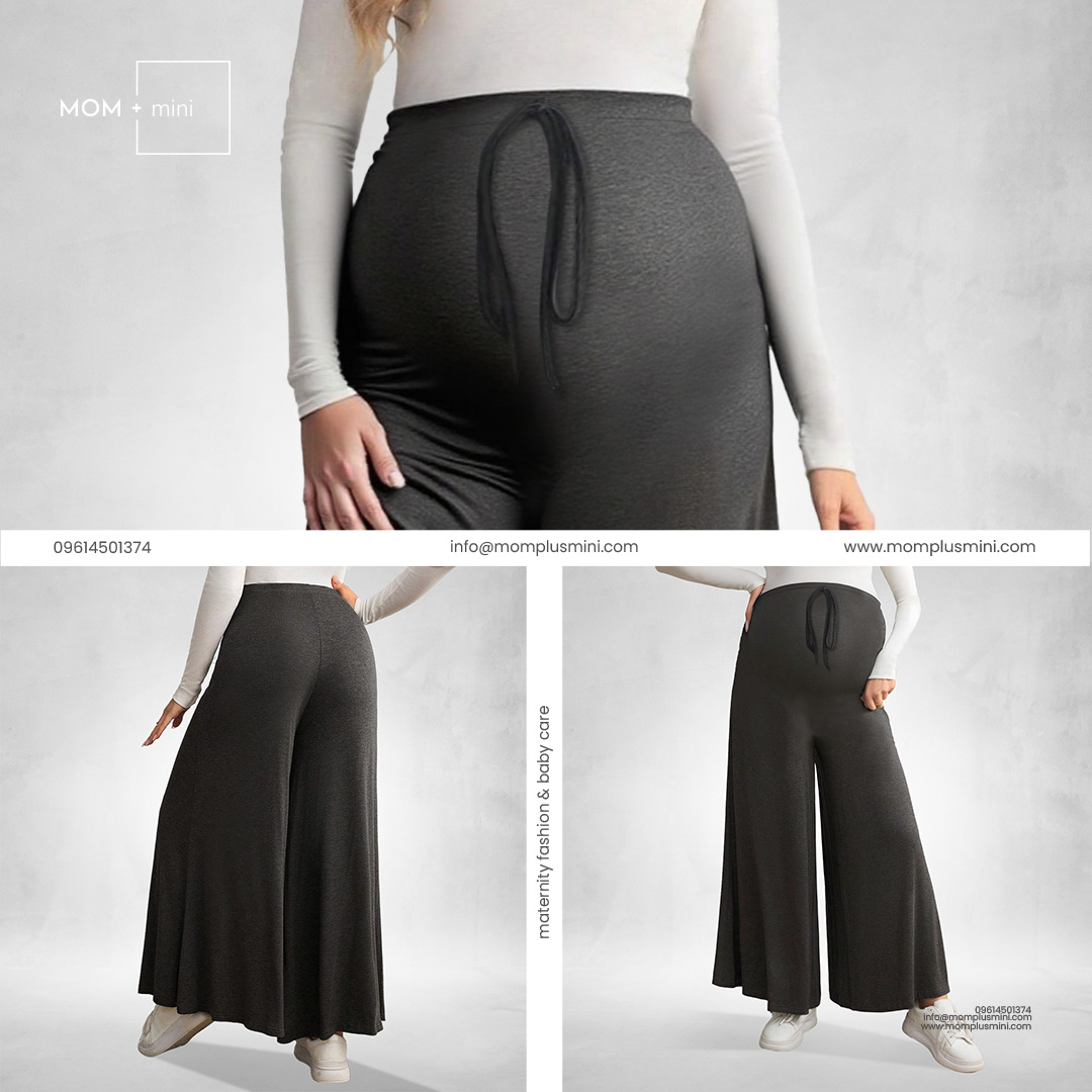 UltraWide Maternity Pant Charcoal