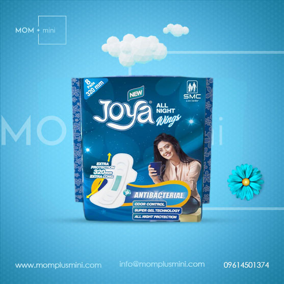 Joya Sanitary Napkin Wings Regular Flow 8 Pads Pack