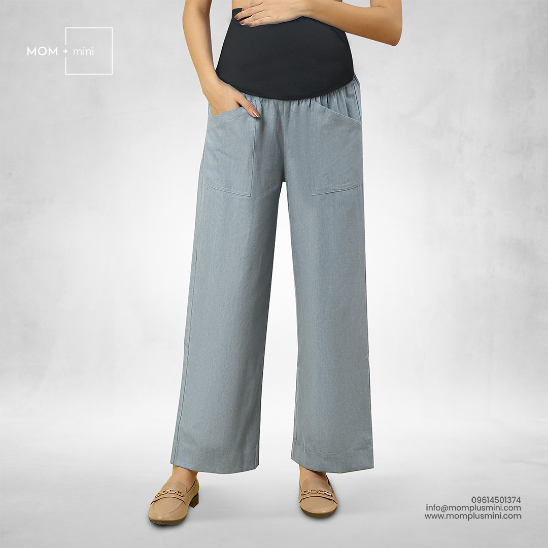 FlexiFit Denim Maternity Pant Ice Blue