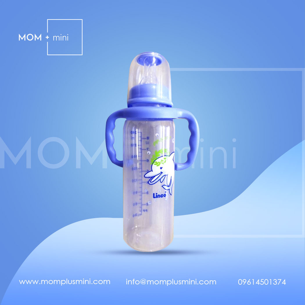 Linco PP Standard Feeding bottle  8 oz+ or 250 ml Handle