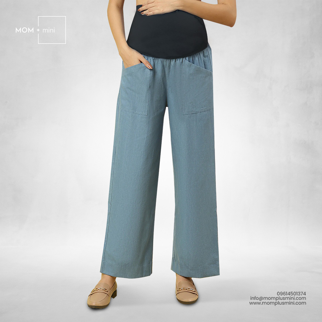 FlexiFit Denim Maternity Pant Ice Blue