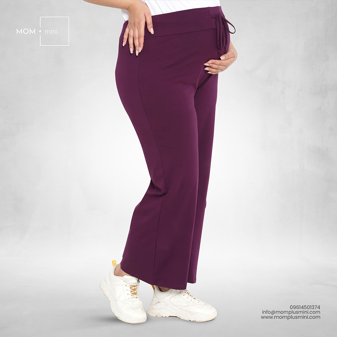 UltraFlex Maternity Pant Burgundy