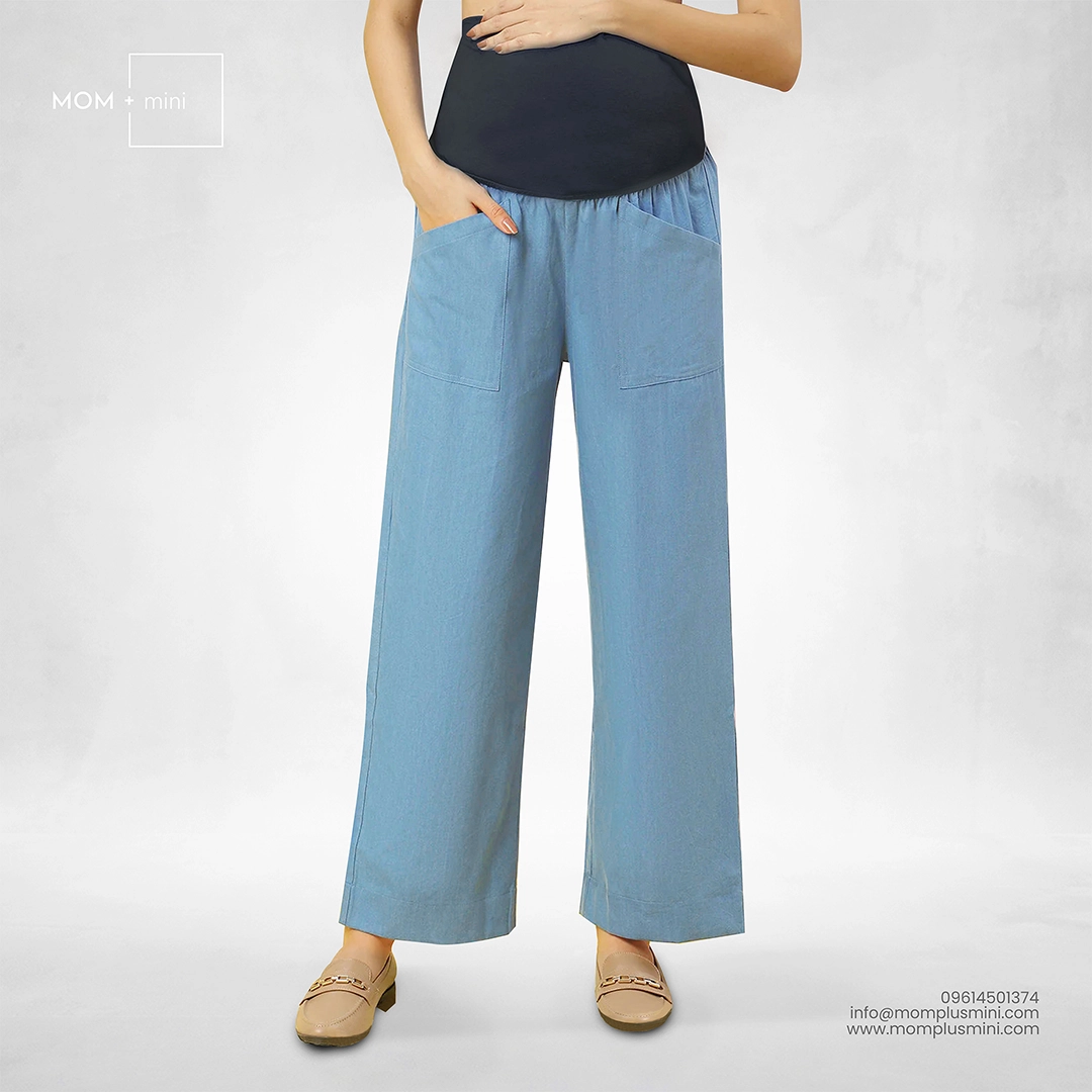 FlexiFit Denim Maternity Pant Ice Blue