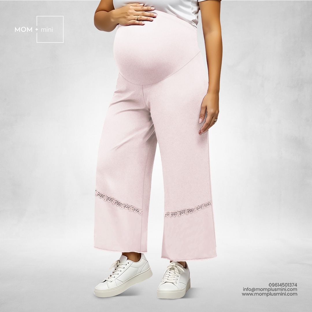 All Day Comfort Maternity Pant Baby Pink