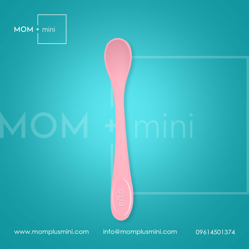 Pur Long Handle Spoons 3 Pcs Pink
