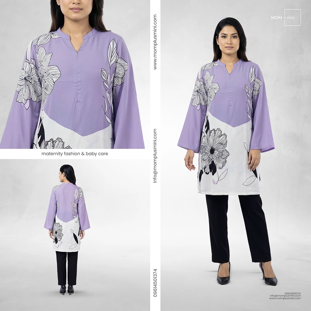 Zayana Orchid –1PC STITCHED