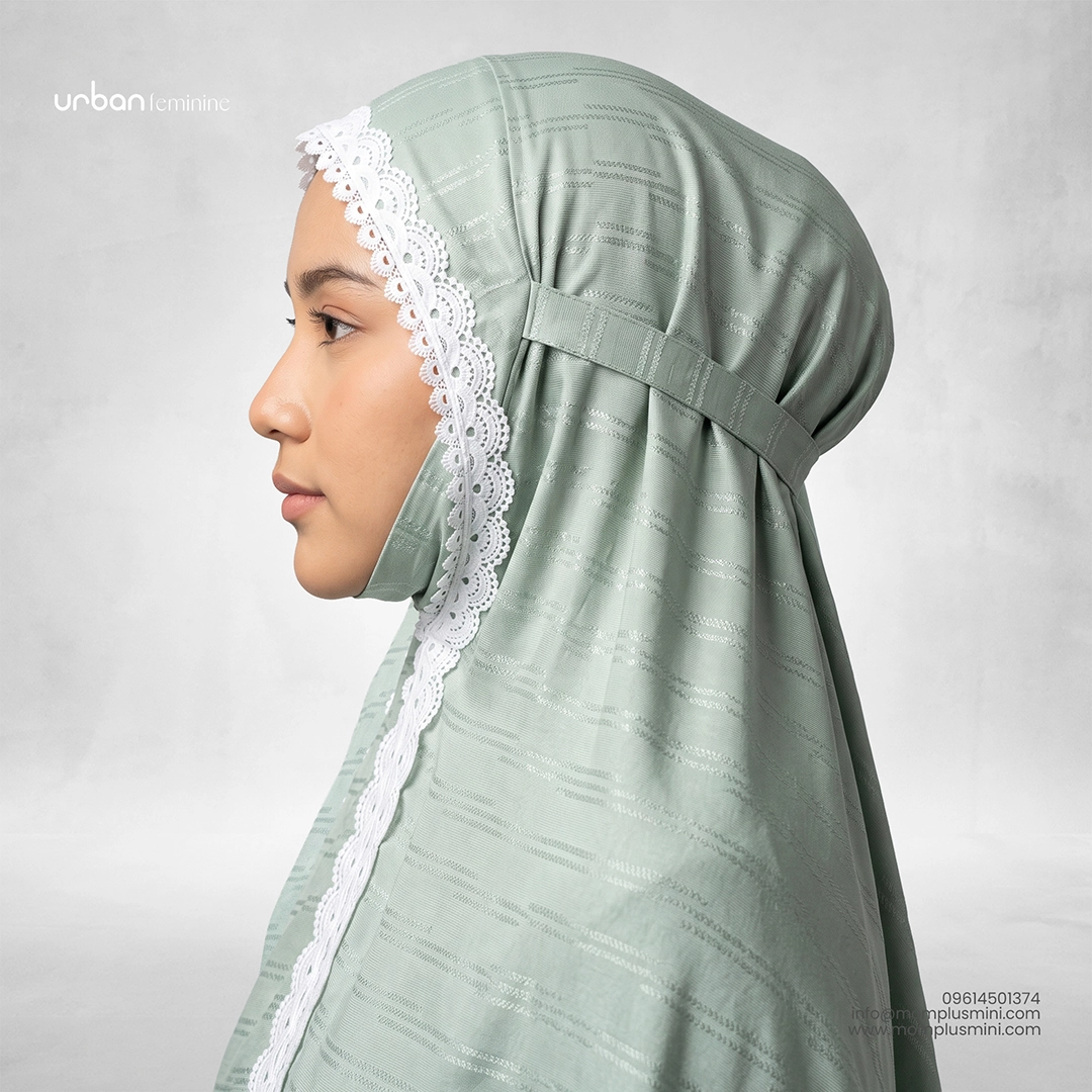 SignatureLite Khimar | Powder Mint