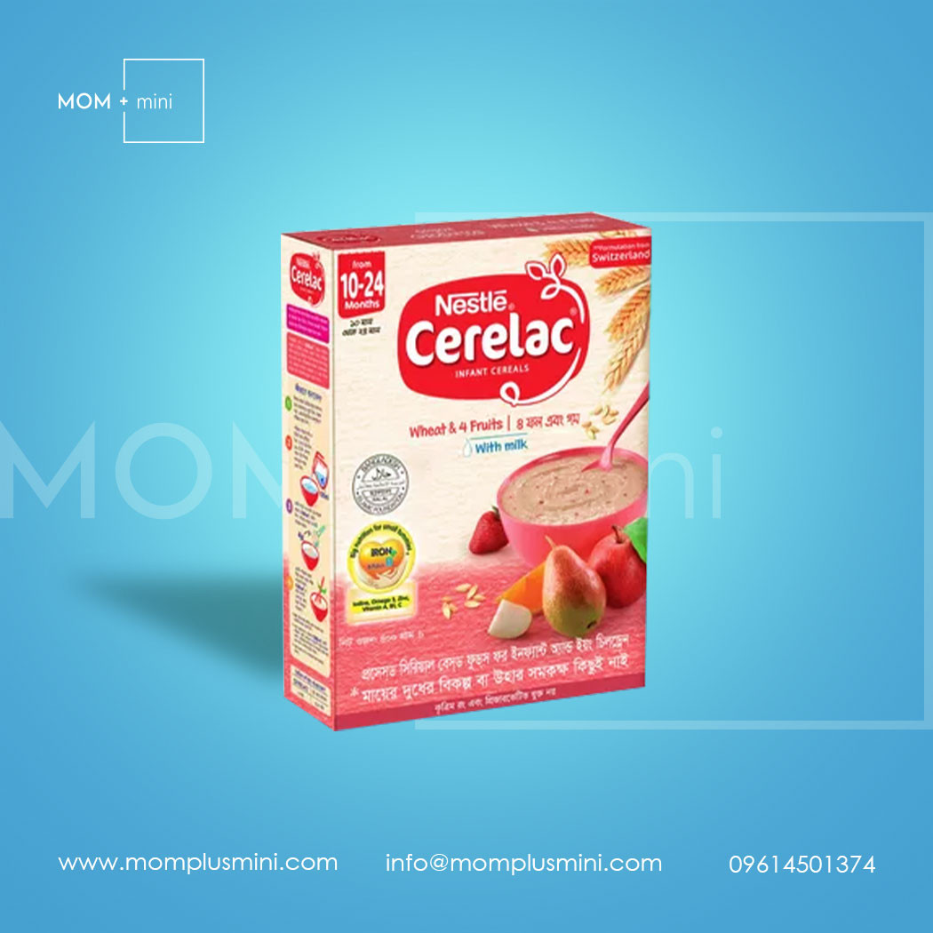 Nestle Cerelac Stage 3 Wheat & 4 Fruits with Milk 400 gm BiB 10 months+ BD