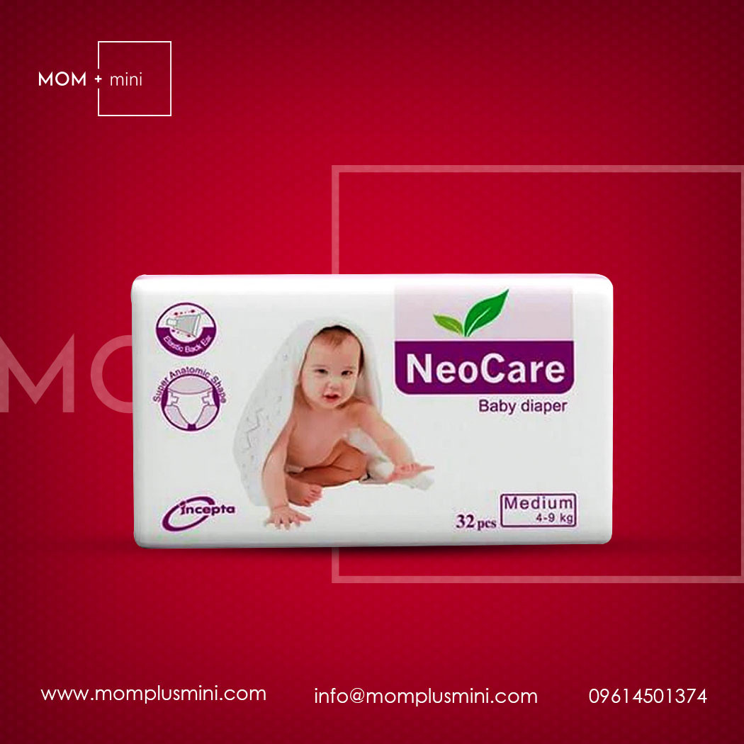 Neocare Baby Diaper Belt System M Size 4-9 kg 32 Pcs