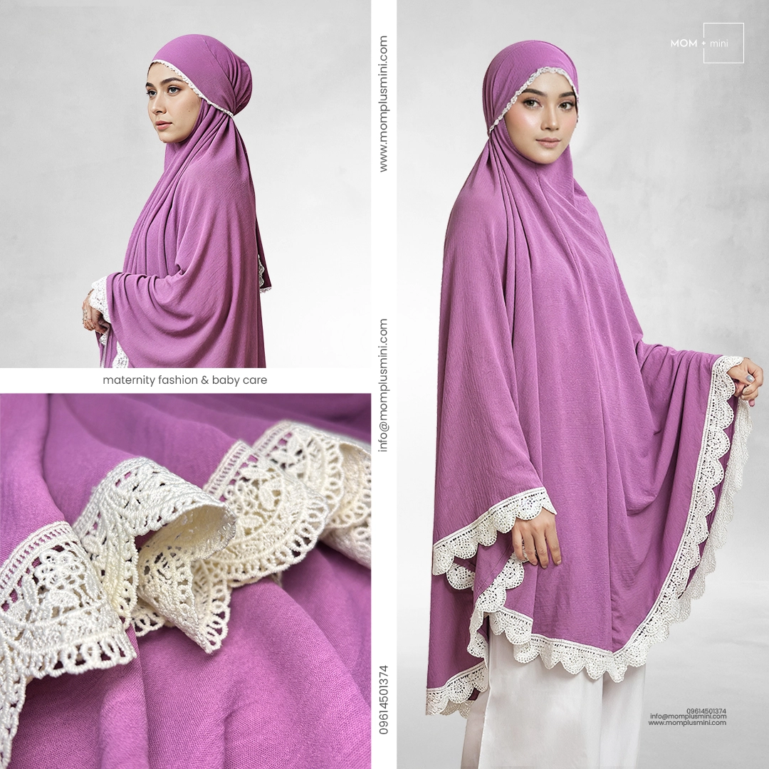 Multipurpose Khimar Essence Plum