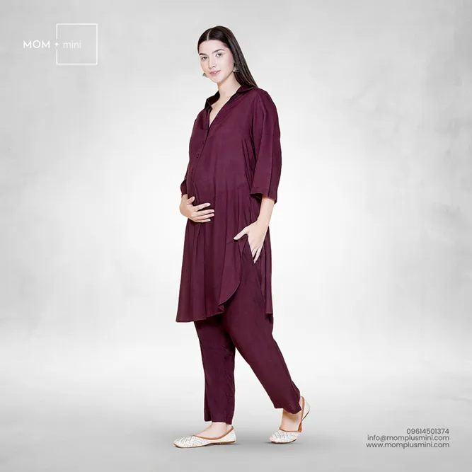 FeatherFlex Orchid Maternity Co-ord