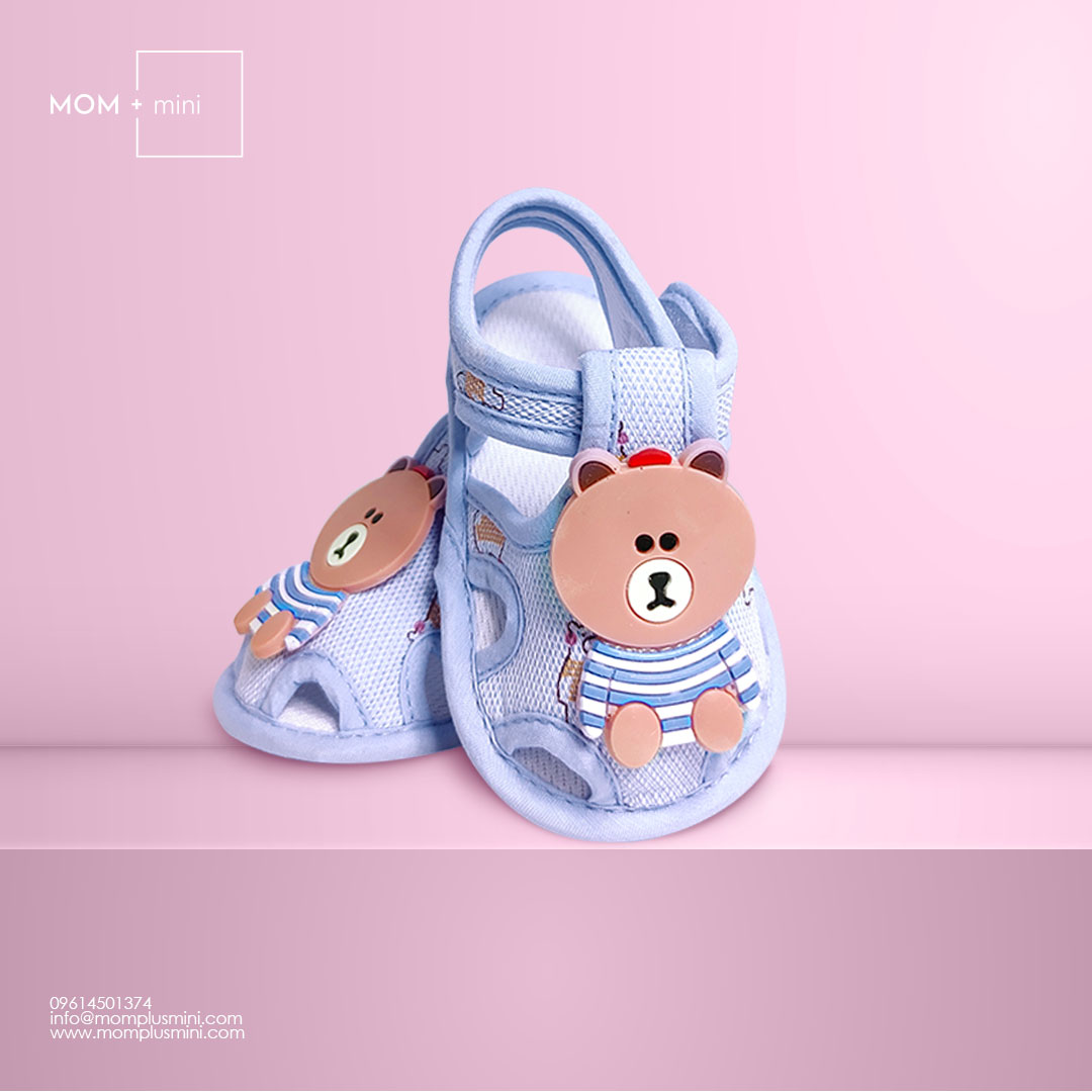 Baby Shoe Blue Bear