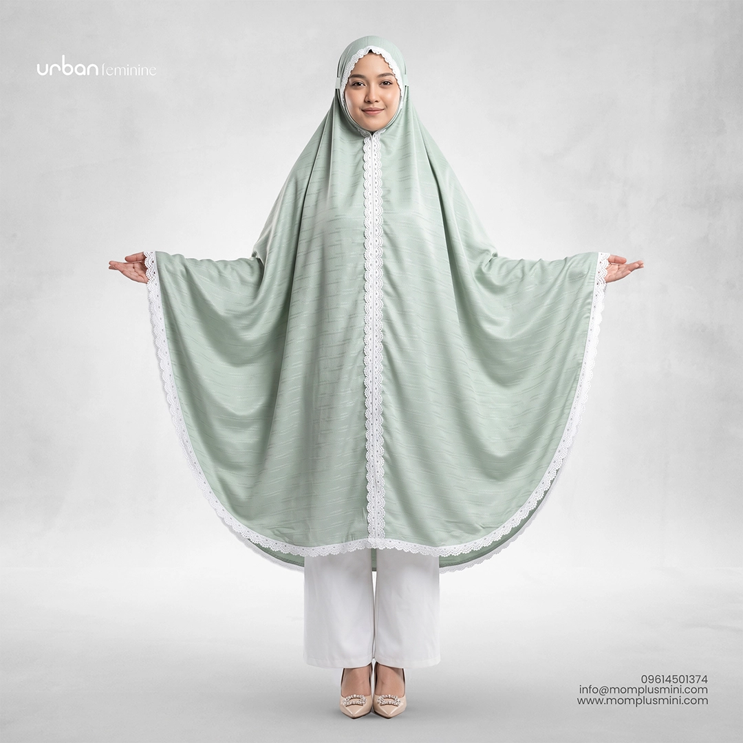 SignatureLite Khimar | Powder Mint