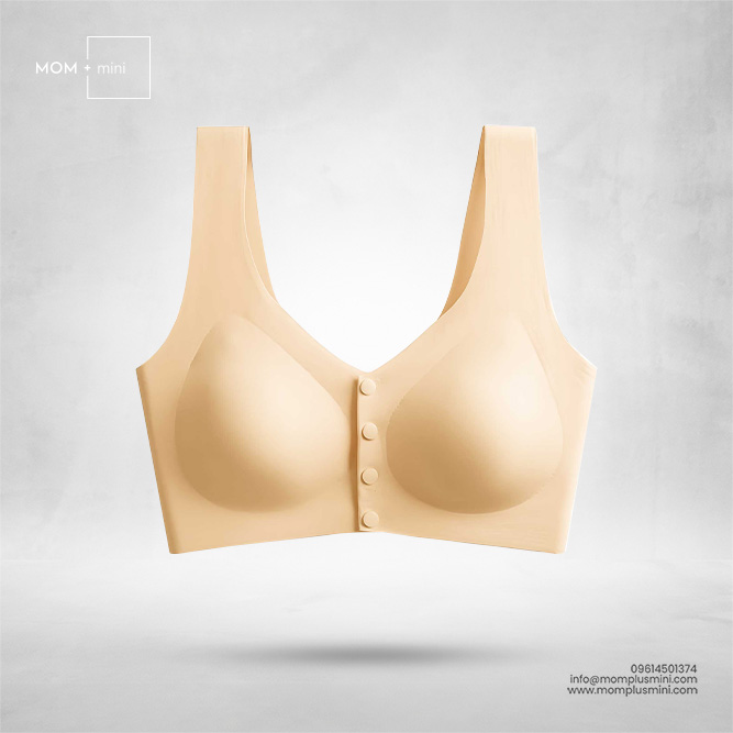 Seamless Nursing Bra Beige