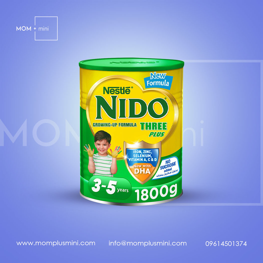 Nestlé Nido Three Plus DHA Growing Up Milk Formula 3-5 Years 1.8kg UAE