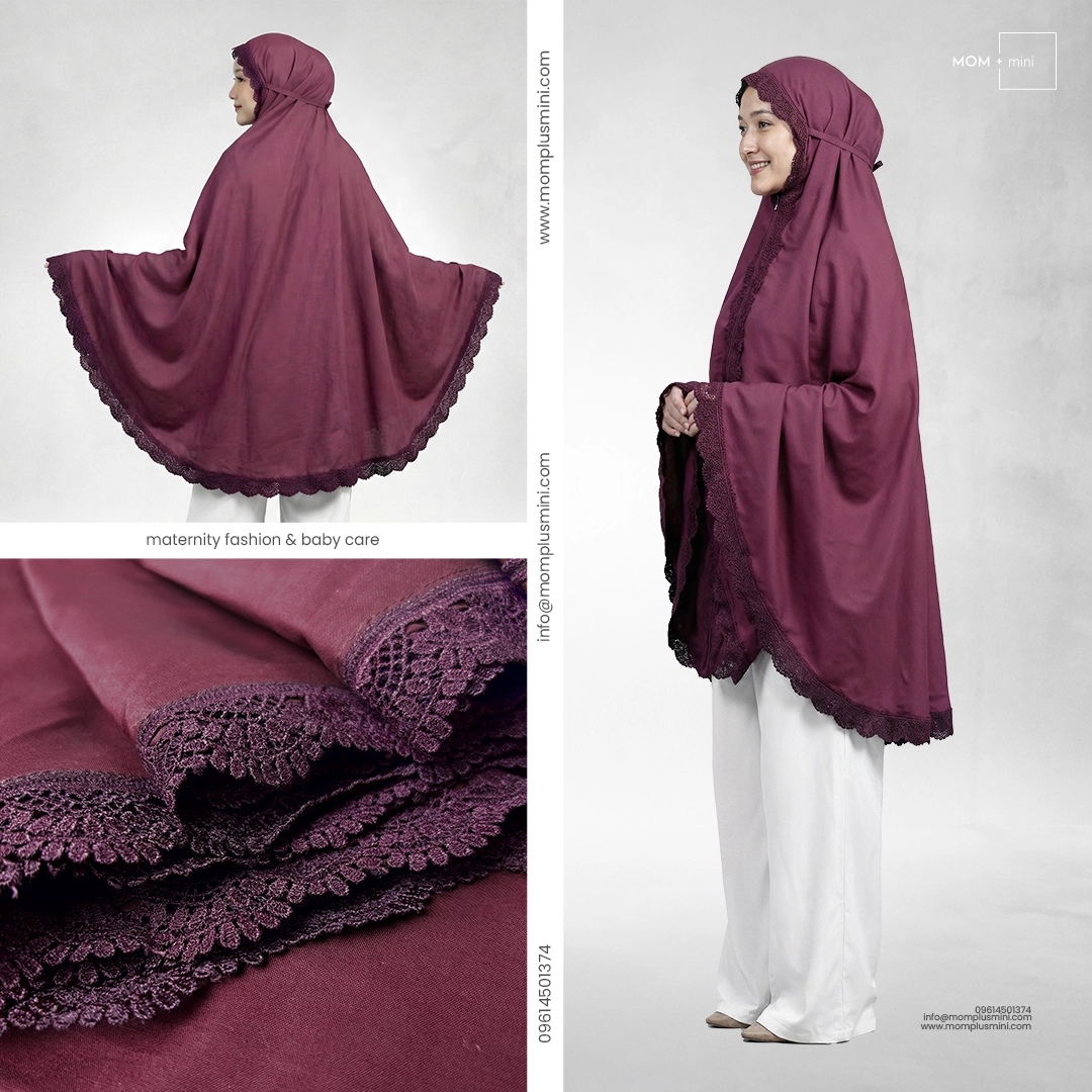 Signature Khimar | Burgundy