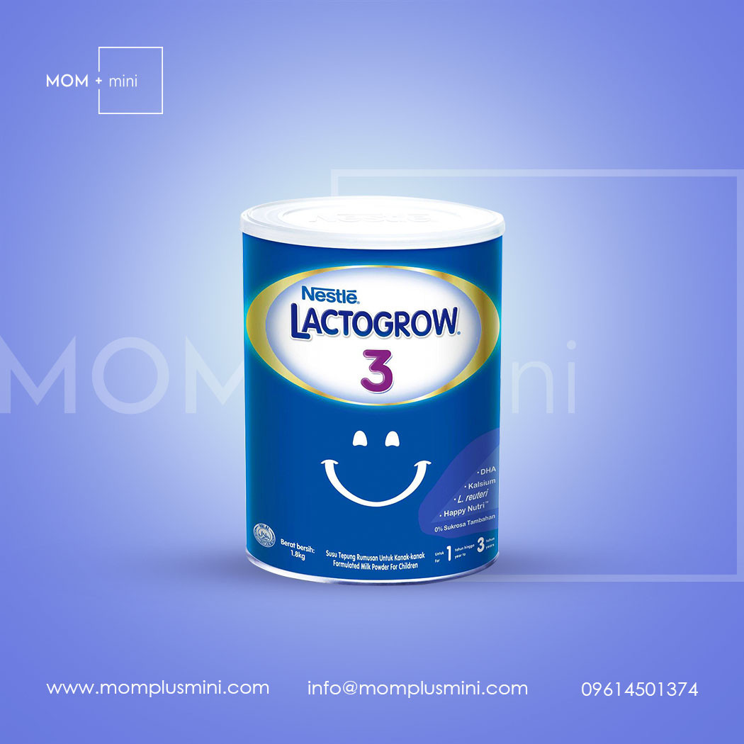 Nestle Lactogrow 3 Milk Powder 12-36 months 1.8 kg MALAYSIA