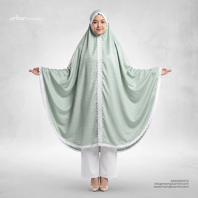 SignatureLite Khimar | Powder Mint