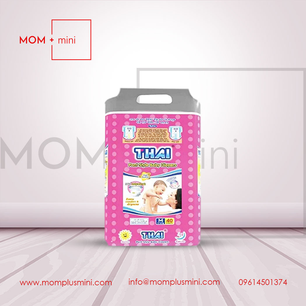 Thai Baby Diaper Pant M 5-12 kg 40 Pcs