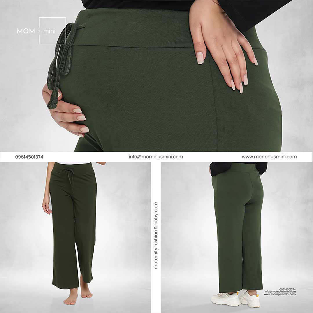 UltraFlex Maternity Pant Bottle Green