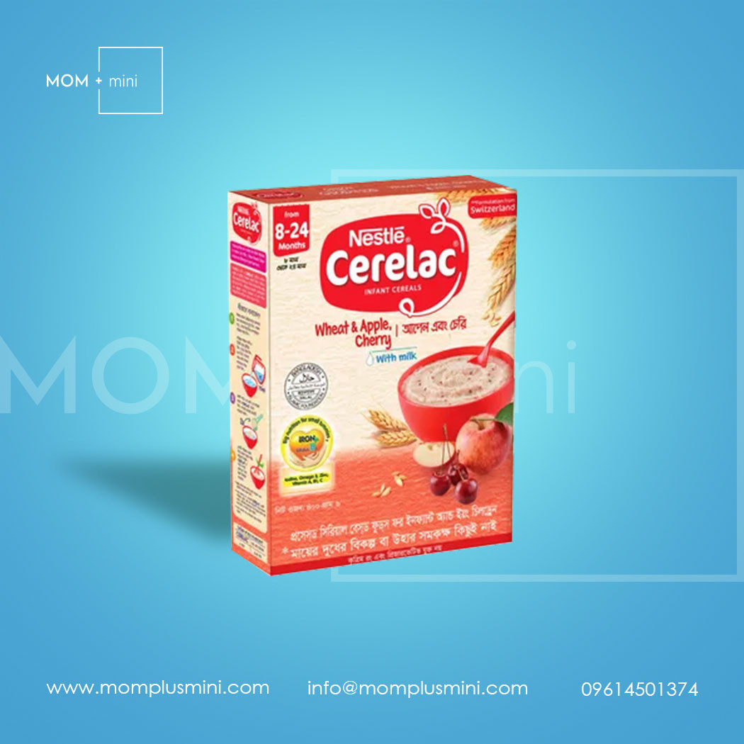 Nestle Cerelac Stage 2 Wheat & Apple, Cherry With Milk 8-24 months 400gm BiB