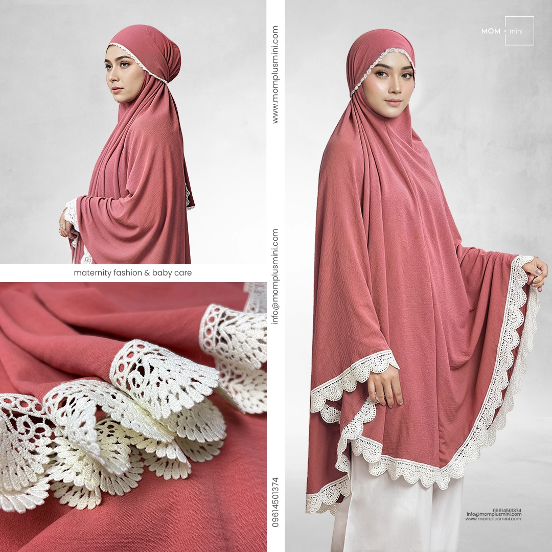 Multipurpose Khimar Essence Coral Peach