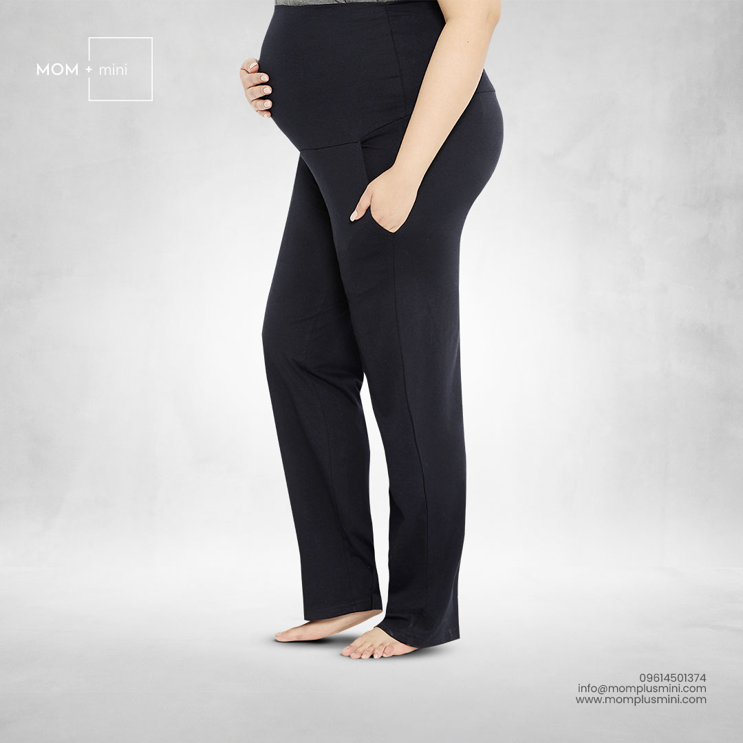 Classic Comfort Maternity Pant Black