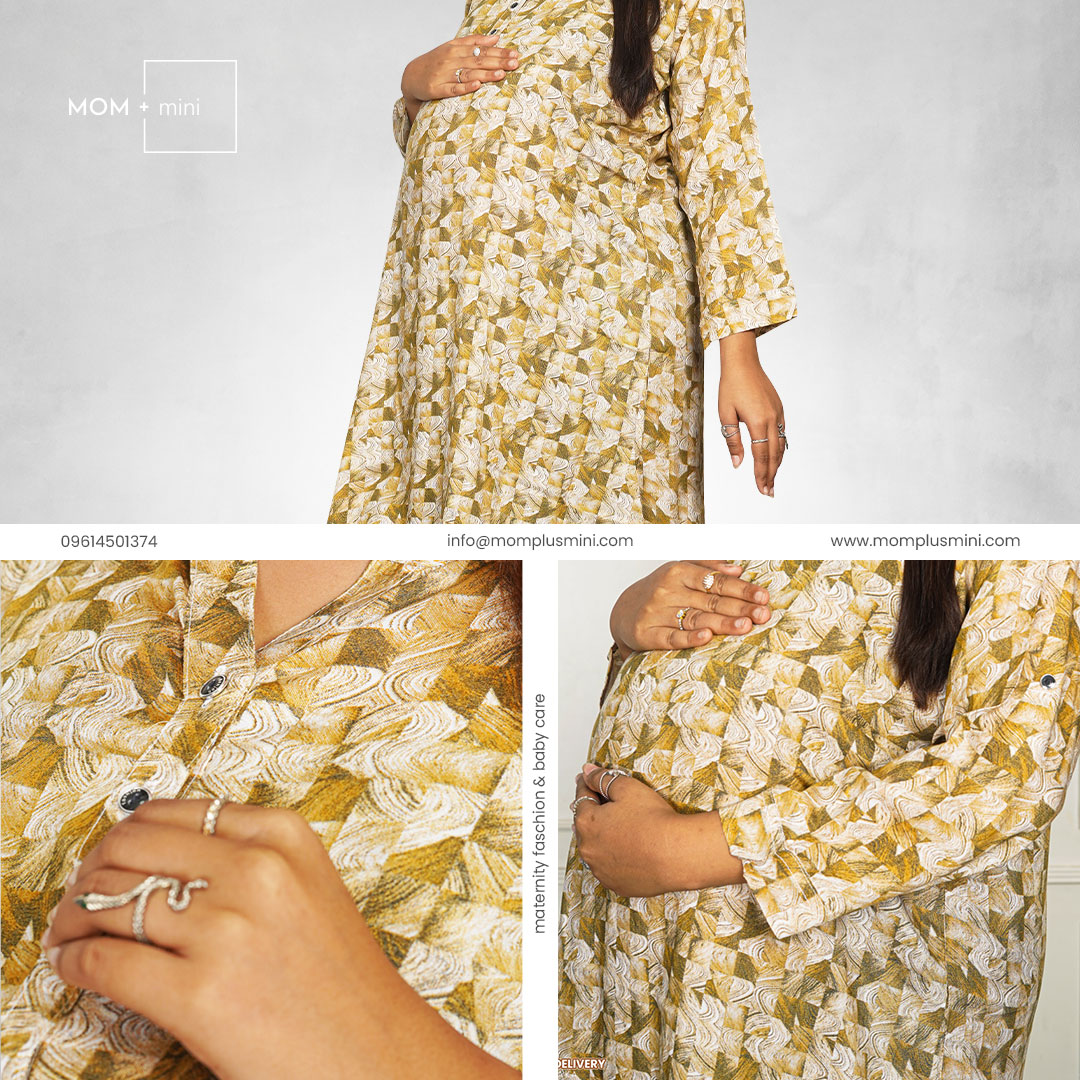 Pregnancy Dress Sunlit Serenity Maternity Tunic
