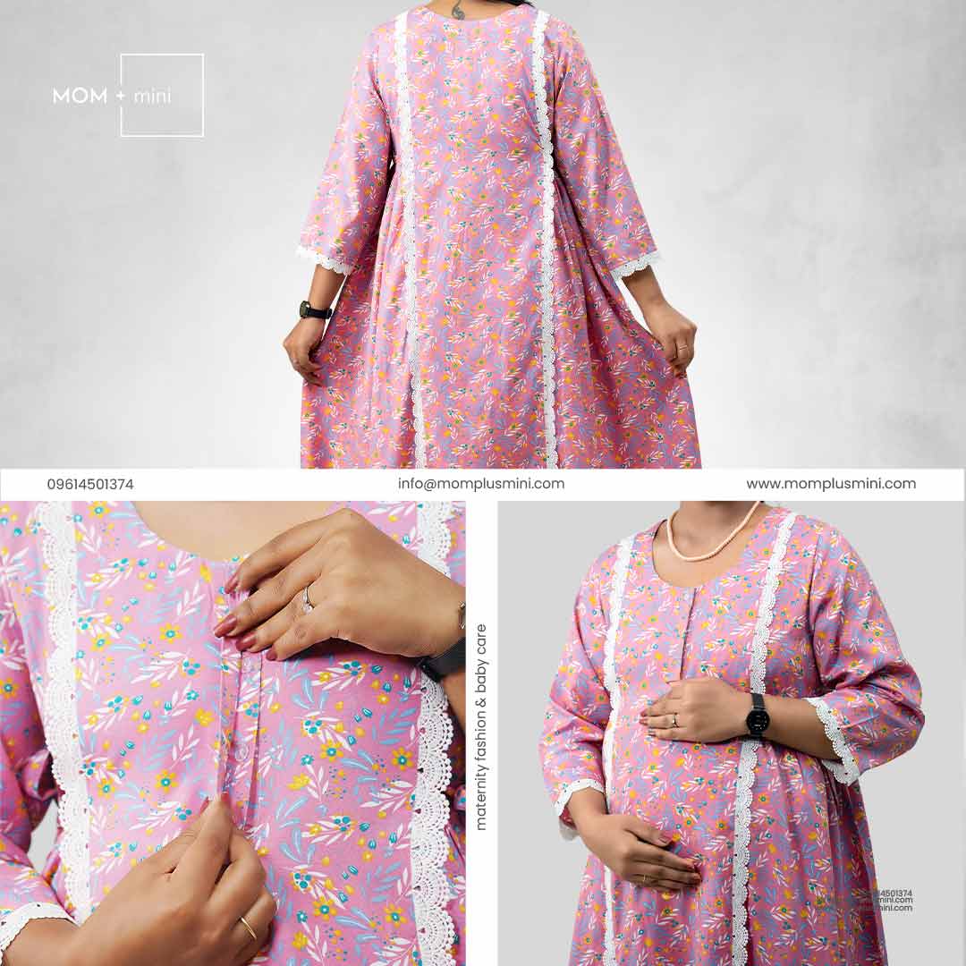 Floral Fantasy Maternity Ethnic Wear