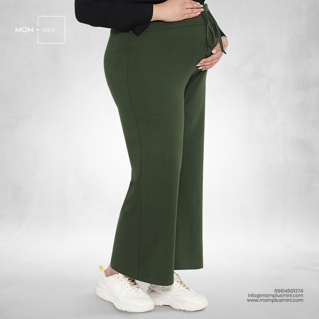 UltraFlex Maternity Pant Bottle Green