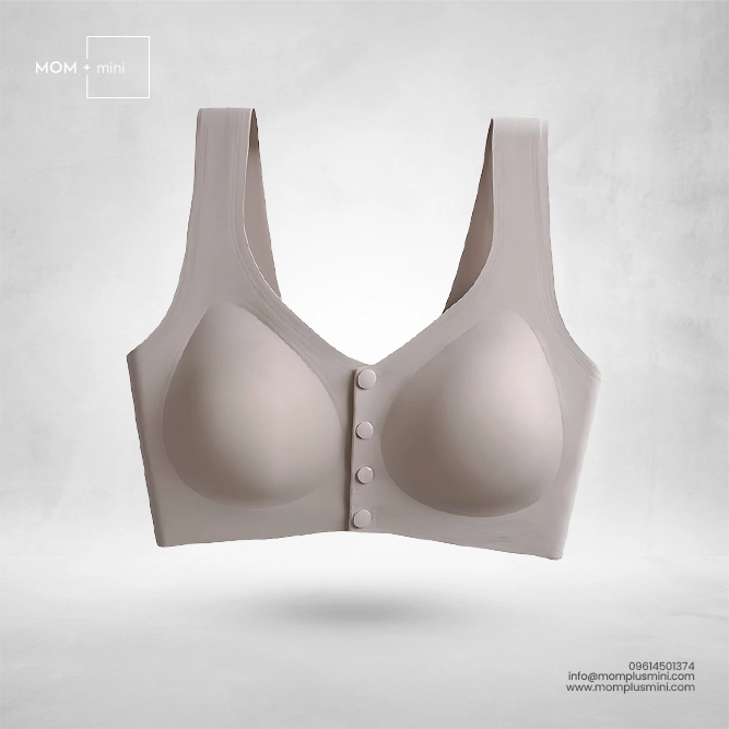 Seamless Nursing Bra Gray