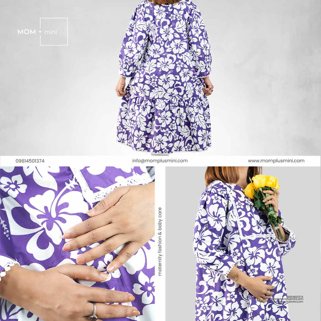 Regal Orchid Maternity Tunic