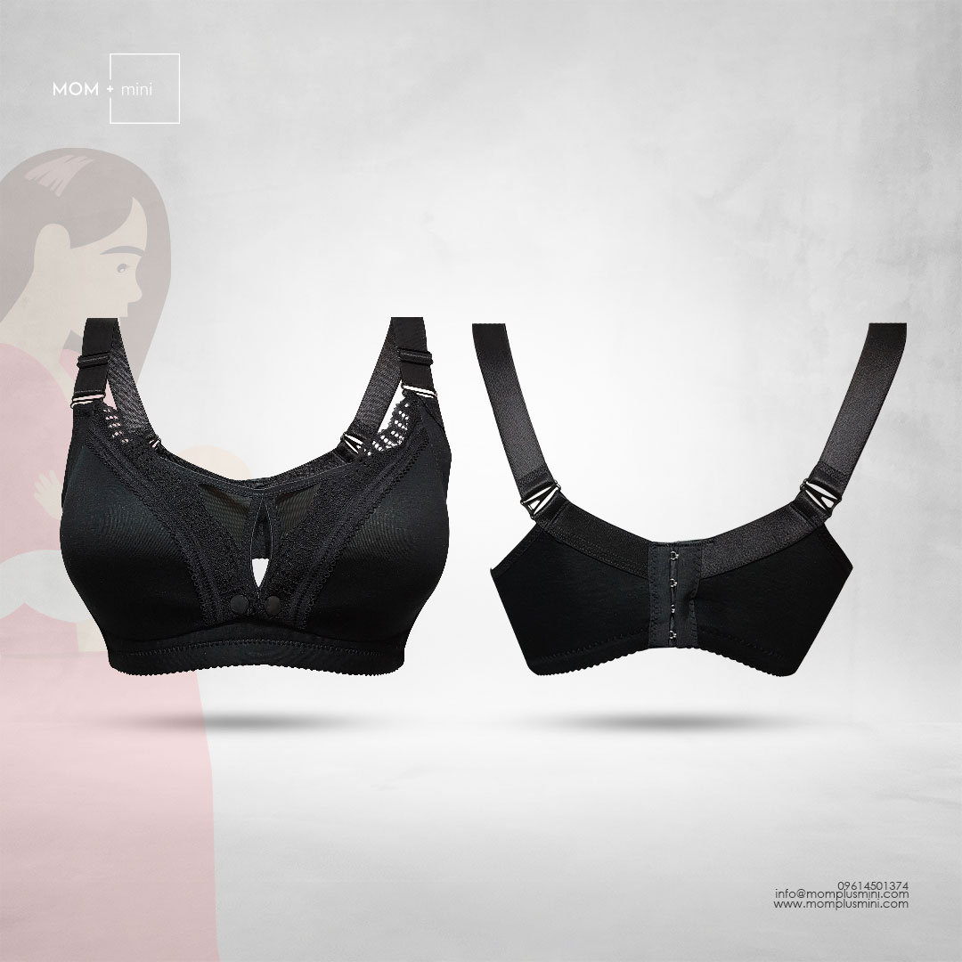 Maternity Bra MomEase Exclusive BLACK