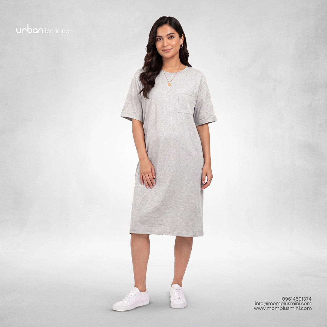 RelaxWear Maternity T-shirt Gray