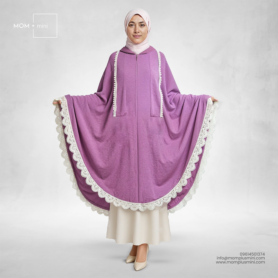Multipurpose Khimar Essence Plum