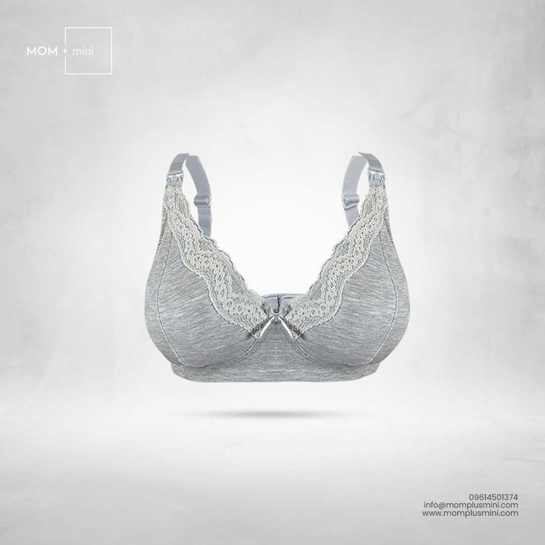 Grace Gray Light Padded Nursing Bra